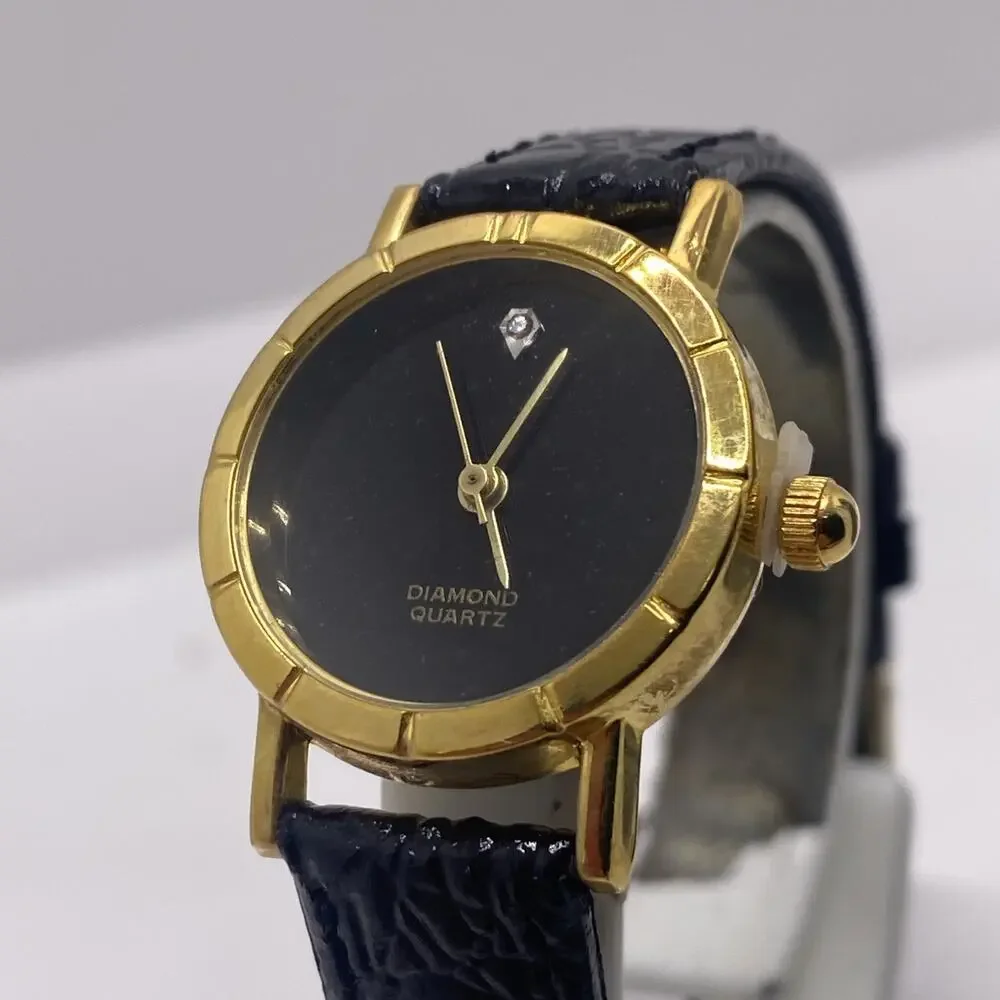 Womens Vintage Leather Quartz Fashion Watch New Battery